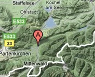 Locatie Alpenwelt Karwendel